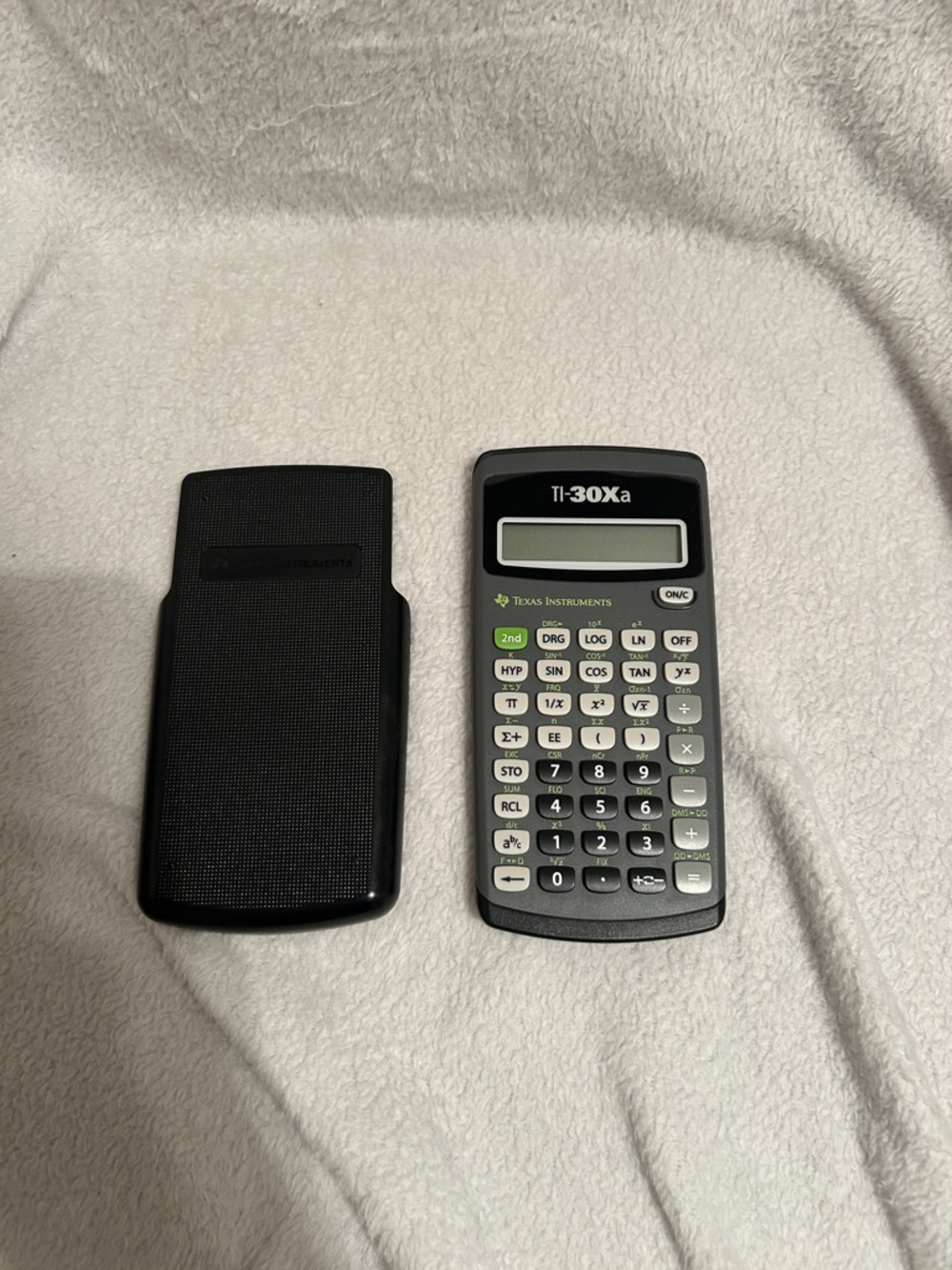 Texas Instruments TI-30Xa Scientific Calculator - Black and Gray